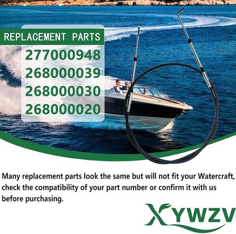كابل عكسي 277000948 متوافق مع Sea-Doo GTX 4-Tec DI RXT 2002-2009، استبدل 268000039، 268000030، 268000020، تحكم دقيق وقيادة عكسية آمنة لمركبات Sea-Doo المائية in Kuwait