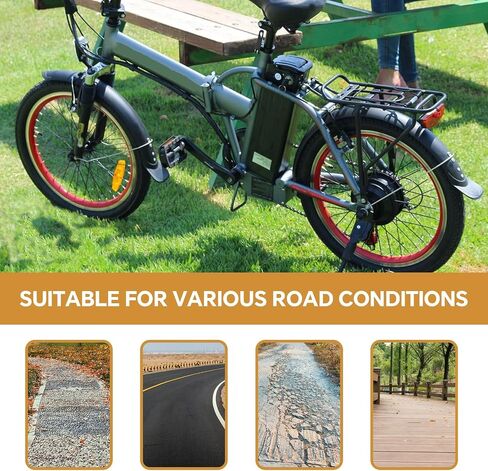 14X2.125 Tubeless Tire, 14X2.125/57-254 Electric Bike Tire, With tire Air Valve, 14 inch Tire, for Electric Folding Bike, E-Scooters and E-Bikes [Thickened] [Wear-Resistant] (Vacuum Tire x 1) in Kuwait