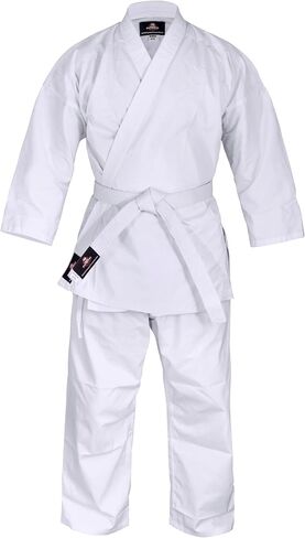 Premium Karate Uniform - 8 Ounce White | Durable & Lightweight | Ideal for Karate and Taekwondo | Adult and Youth Karate Gi in Saudi Arabia