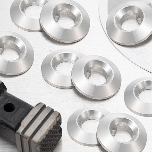 20 Pcs Aluminum Wheel Washer Replacement, 60 Degree Aluminum Wheel Washer for Car Enthusiasts, Repair Technicians, Flat Surface to 60 Degree Lug Taper in Saudi Arabia