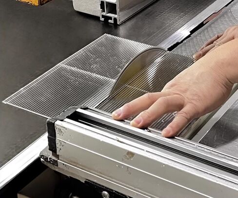 لوح مموج مخطط من الأكريليك مقاس 1/8 بوصة، لوح مموج مخطط من الأكريليك مقاس 12 × 16 بوصة PMMA/أكريليك، لوح مموج من زجاج شبكي بيربكس in Kuwait
