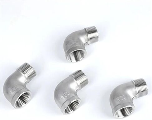 1/8 "1/4" 3/8 "1/2" 3/4 "1" أنثى x ذكر موضوع الشارع الكوع 90 درجة الزاوية SS 304 وصلات أنابيب الفولاذ المقاوم للصدأ (DN25) in Kuwait