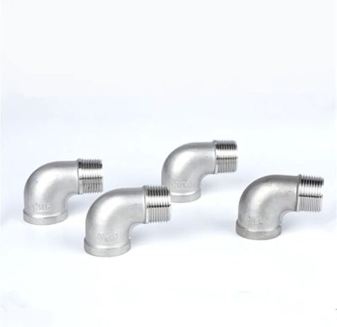 1/8 "1/4" 3/8 "1/2" 3/4 "1" أنثى x ذكر موضوع الشارع الكوع 90 درجة الزاوية SS 304 وصلات أنابيب الفولاذ المقاوم للصدأ (DN25) in Kuwait
