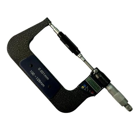 0.001mm Electronic Digital Micrometer 100-125mm Outside Micrometers 4-5" Caliper Gauge Meter Measure Tools in Kuwait