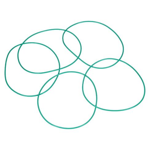 5pcs Fluorine Rubber O-Rings (135mm OD 130mm ID 2.5mm Width) - Metric FKM Sealing Gasket Plumbing Sealing O Rings, for Fasten Screws Flanges Faucet Pipe Valves, Green in Kuwait