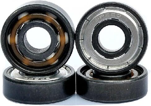 Bearings 6 Beads White Ceramic 8 Pieces 608 Bearing for Slalom Inline Speed Skates for Patin in Saudi Arabia