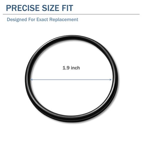 52250 O Ring 137 Replacement, Black Rubber O Rings for Hydro Gear Equipment Parts, Suitable for Hydrostatic Lawn Mower and Tractor Seal Service - 2 Pack in Kuwait