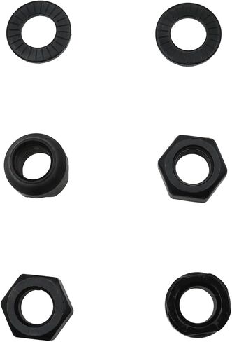 1PCS Bike Axle 175mm Bicycle Multiple Speed Rear Hub Axle 3/8 Inch Black Bike Axle Replacement 26 TPI Hub Shaft Conical Lock Nut Washer Kit Bicycle Parts Accessories in Kuwait