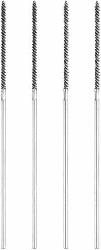 HARFINGTON 4pcs Wire Bore Brush 6 x 1/8" 1/8 Inch Shank Stainless Steel Bristles Cleaning Brush for Clean Car Part Tube Kitchen Garage in Kuwait