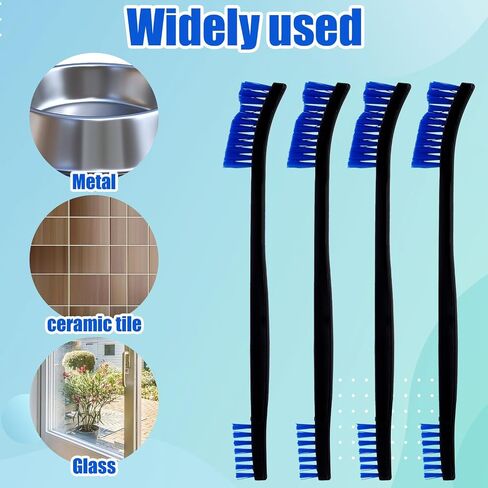 Cleaning Brushes, Small Cleaning Brush Set Multifunctional Detail Clean Brush Tool for Kitchen Jewelry Small Objects in Kuwait