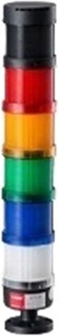 مصباح إشارة المكدس فلاش دوار دائمًا على LED قابل للتعديل برج ضوء التحذير DC12V / 24V AC110V / 220V / 380V مع الجرس (3 طبقات 24V الجرس) in Kuwait