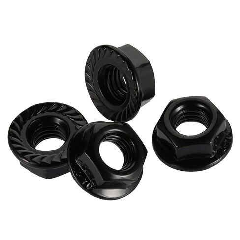 M8 x 1.25mm Hex Nuts, Carbon Steel 18-8, Black Oxide, Full Thread, Hex Drive, Bright Finish, Carbon Steel Black Oxide Finished, Replacement Nut for DIY Home Mechanism 50 Pack in Kuwait