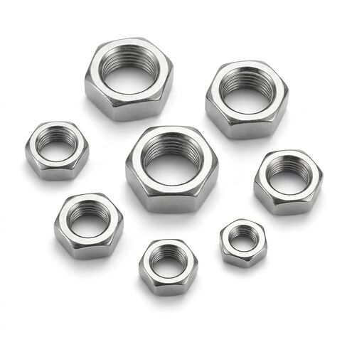 (30 Pack) 5/16"-18 Hex Nuts, 304 Stainless Steel Hexagonal Nuts in Saudi Arabia
