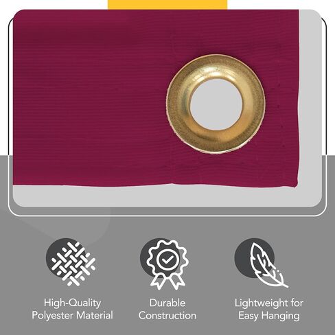 Arizona State Sun Devils College Sports Printed Polyester Banner - NCAA Licensed - Hanging Graduation Decoration - School Banner (Maroon, Gold) (2' x 6') in Kuwait