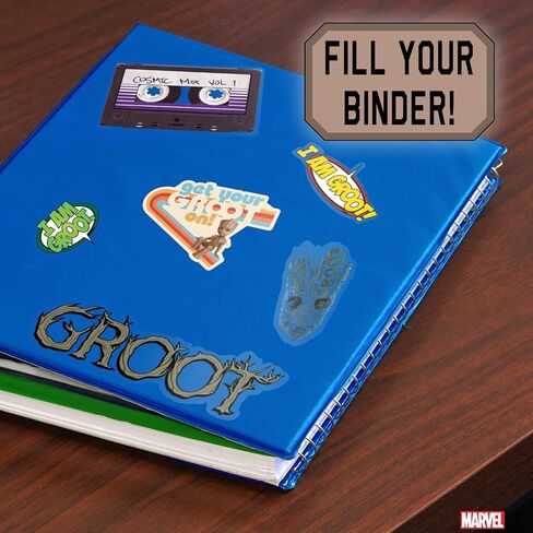ملصق حائط صغير من Groot Marvel Augmented Reality قابل للإزالة من الفينيل قابل للتقشير واللصق 7 ملصقات in Kuwait