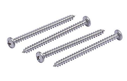 Bolt Dropper #10 X 2-1/2" Pan Head Phillips Wood Screw, (25pc), 18-8 (304) Stainless Steel Screws in Kuwait