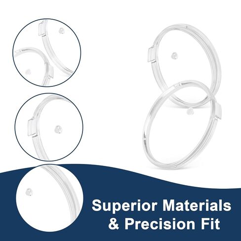 2 Pack 49100 80mm Replacement Crystal Gauge Lens, Compatible with Yellow Jacket & Brute II Manifolds (Red or Blue), High Translucency, Smooth Surface, Durable – 7.8cm Diameter x 0.86cm Thickness in Kuwait
