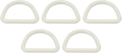 5 Pack D Loop Tie Off Anchors, Heavy Duty Steel Tie Off Hooks, Heavy Duty D Loops with Screws, Plastic Buckles, Portable Heavy Duty Tie Off Hooks, Suitable for Surfing in Kuwait