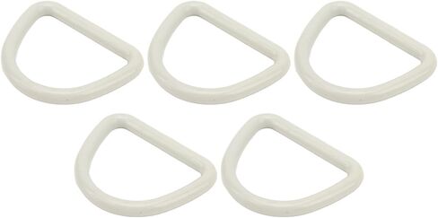 5 Pack D Loop Tie Off Anchors, Heavy Duty Steel Tie Off Hooks, Heavy Duty D Loops with Screws, Plastic Buckles, Portable Heavy Duty Tie Off Hooks, Suitable for Surfing in Kuwait