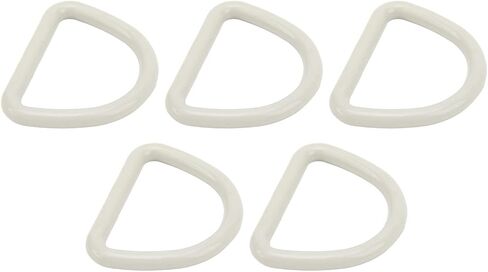 5 Pack D Loop Tie Off Anchors, Heavy Duty Steel Tie Off Hooks, Heavy Duty D Loops with Screws, Plastic Buckles, Portable Heavy Duty Tie Off Hooks, Suitable for Surfing in Kuwait