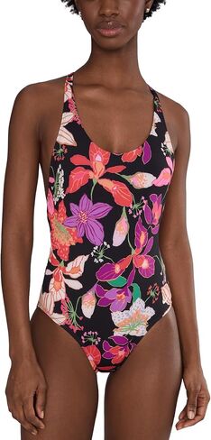 Nike Women's Hot House Floral Scoop Neck One Piece in Kuwait