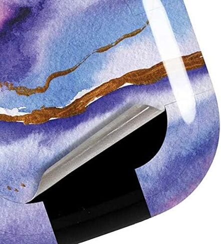 Skinit Decal Audio Skin Compatible with Samsung Galaxy Buds Pro Originally Designed Blue Violet Watercolor Geode Design in Kuwait