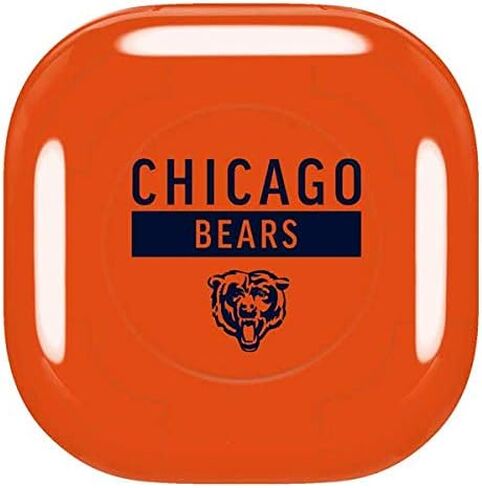 Skinit Decal Audio Skin Compatible with Samsung Galaxy Buds Pro - Officially Licensed NFL Chicago Bears Orange Performance Series Design in Kuwait
