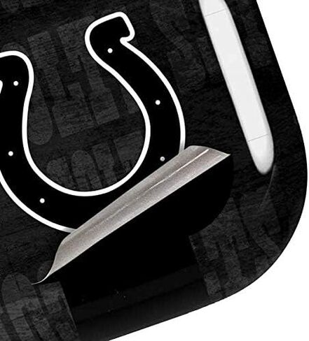Skinit Decal Audio Skin Compatible with Samsung Galaxy Buds Pro - Officially Licensed NFL Indianapolis Colts Black & White Design in Kuwait