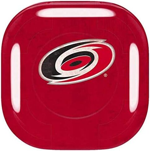 غلاف صوتي من Skinit متوافق مع Samsung Galaxy Buds Pro - تصميم مرخص رسميًا من NHL Carolina Hurricanes in Kuwait