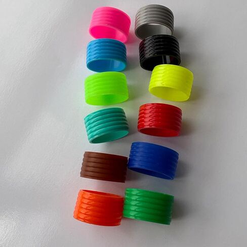 12 Colors Silicone Tennis Racket Handle Grip Ring in Kuwait