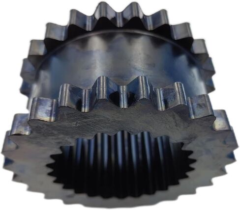 7JE Gear Sleeve Coupling Elastomer 2.19 "L 4.34" OD 725in-lbs | مطاط صناعي عالي التحمل يمتص الصدمات والاهتزازات، ويقلل من الضوضاء وتآكل محمل المحرك أثناء ناقل الحركة. in Kuwait