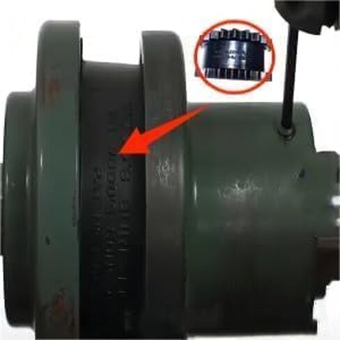 7JE Gear Sleeve Coupling Elastomer 2.19 "L 4.34" OD 725in-lbs | مطاط صناعي عالي التحمل يمتص الصدمات والاهتزازات، ويقلل من الضوضاء وتآكل محمل المحرك أثناء ناقل الحركة. in Kuwait