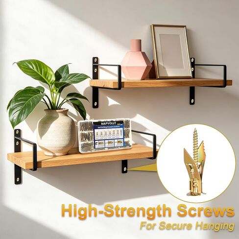 MAPVOLUT 182-Piece Self Drilling Drywall Anchors with Screws Kit – Heavy Duty Metal Wall Anchors for Drywall, No Drill Needed, (Up to 80LB Capacity) Includes #8 Phillips Bit & Storage Box in Saudi Arabia
