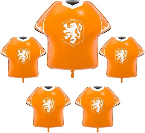 National Footbal Team Foil Balloons, Soccer Jersey Shape, 20" x 20", Pack of 5, Party Decorations (Portugal) in Kuwait