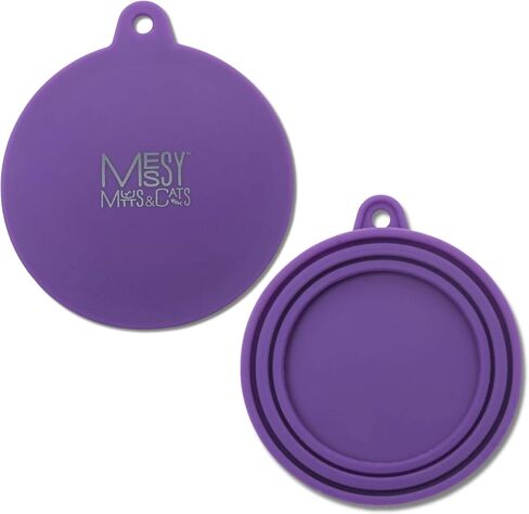 Messy Mutts Silicone Universal Can Cover | Fits 3 Can Sizes – Small, Medium, Large | Reusable Lid for Dog or Cat Food | Airtight Seal for Wet Food Cans | Watermelon in Saudi Arabia