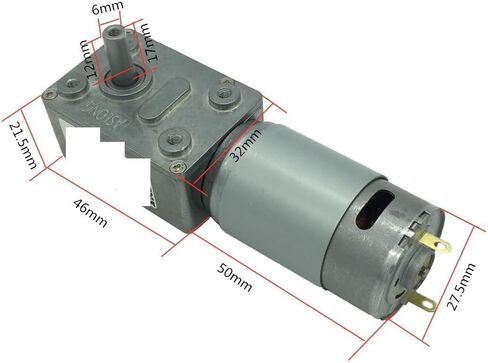 12V Worm Gear Electronic Starter DC Reducer Electronic Starter Worm Engine Self-Locking JGY-395 Package A 12v 8rpm Industrial Motors in Kuwait