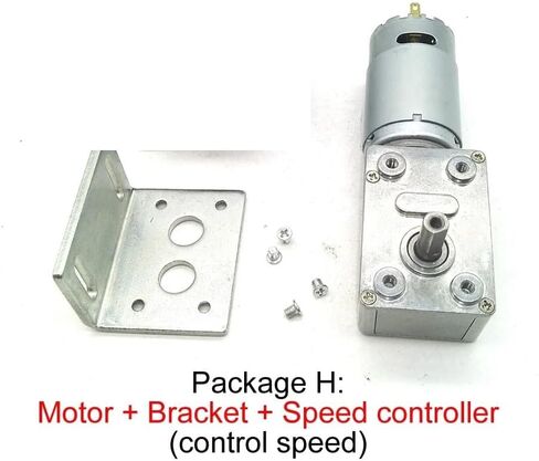 12V Worm Gear Electronic Starter DC Reducer Electronic Starter Worm Engine Self-Locking JGY-395 Package A 12v 8rpm Industrial Motors in Kuwait