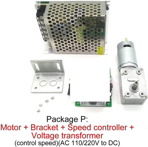 12V Worm Gear Electronic Starter DC Reducer Electronic Starter Worm Engine Self-Locking JGY-395 Package A 12v 8rpm Industrial Motors in Kuwait