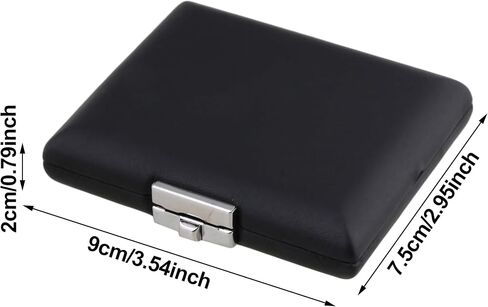 Black Bassoon Case, PU Leather & Wood Bassoon Reeds Box Durable Reeds Case with Flannel Slot Inside for 3 Bassoon Reeds in Kuwait