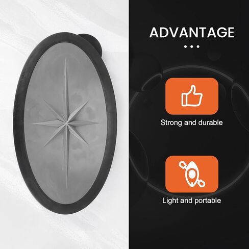 Kayak Hatch Cover Kayak Boat Deck Plate Kayak Boat Deck Hatch Cover Waterproof Kayak Boat Accessories,Gray in Kuwait