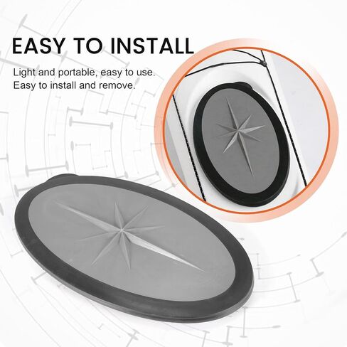 Kayak Hatch Cover Kayak Boat Deck Plate Kayak Boat Deck Hatch Cover Waterproof Kayak Boat Accessories,Gray in Kuwait