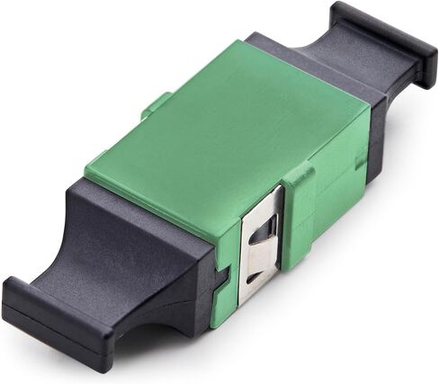StarTech MPO/MTP Coupler, Single Mode Fiber Adapter, Key Up-Key Down, Fiber Optic MPO/MTP-APC Coupler for Patch Panels and Enclosures - Green in Kuwait