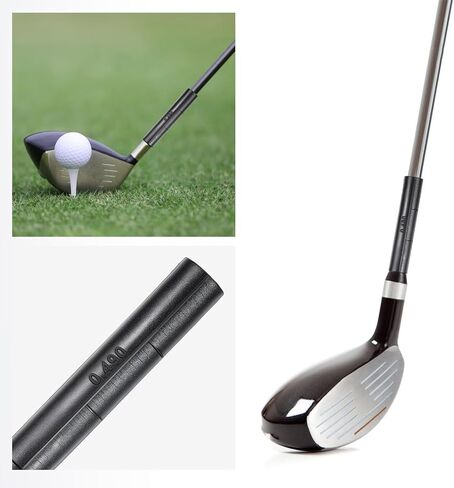 4 Pcs Graphite Shaft Extension,Golf Club Extensions Putter Extension Carbon Fiber Shaft Extensions for Golf Clubs Putter Iron(Black) in Kuwait