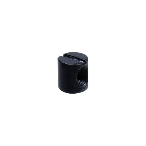 20 Pcs Metric Black M6 Barrel Nuts Cross Dowels Slotted Nuts Bed Crib Screws Hardware Replacement Kit Fitting for Cribs and Flat Furniture M6x10mmx11mm (Black) in Kuwait