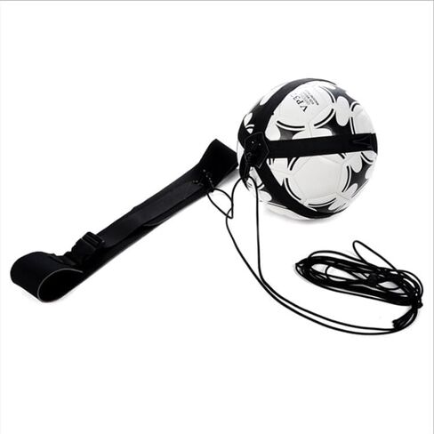 Adjustable Soccer Kick Trainer Waist Belt, 250cm Solo Ball Control Training Aid, Elastic Return Cord Practice Strap for Football Volleyball Skill Workout, Suitable for Kids Adults Beginners Black in Kuwait