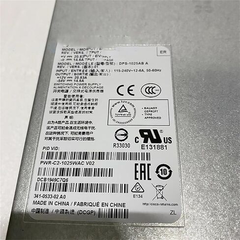مصدر الطاقة 341-0533-02 اختبار مثالي PWR-C1-1025WAC in Kuwait