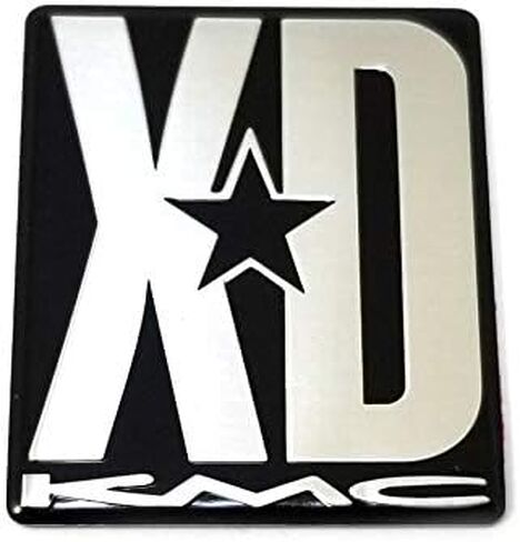1 Kmc Xd Series Spoke Stickers 1 5 Tall X 1 25 Wide Factory Aluminum Logo 3M in Kuwait