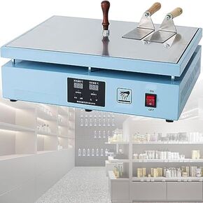 1200W Manual Cellophane Wrapping Machine for Tea Boxes - Desktop Heating Sealer with Dual Temperature Display, Ideals for Overwrapping and Packaging Needs in Kuwait