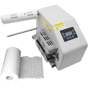 Portable Air Cushion Wrap Machine,Universal Air Pillow Packaging Machine with Sealing Speed Max 16m/min,Adjustable Speed/Air Volume for Shipping in Saudi Arabia