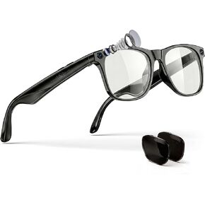 EarlySincere 2026 Ai Smart Glasses, Ai Real-Time Translation with 164 Languages, Classic Pilot Sunglasses, Equipped with Voice Assistant/Ai Call, Ip65 Waterproof,Ai Glasses for Men & Women in Saudi Arabia